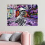 Wallity Pintura en Vidrio Templado Decorativo Multicolor 70 x 100 cm